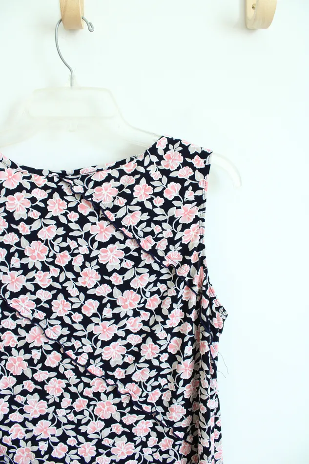 Perceptions Rings Perceptions Navy Pink Floral Dress 14