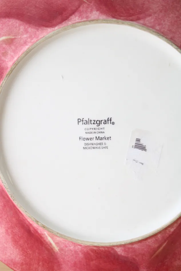 Pfaltzgraff Flower Market Pink Dinner Plate 10 Pfaltzgraff Earrings