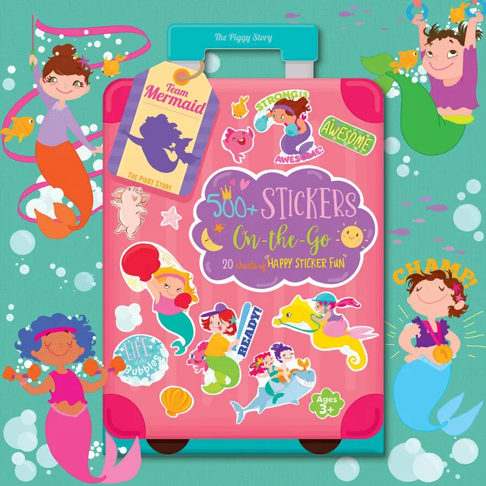 PIGGYSTORY Necklaces Piggy Store Team Mermaid OntheGo Stickers 500
