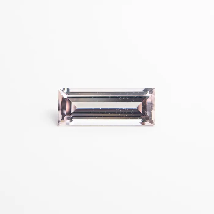 Pink Step Cut Sapphire 046ct Rectangle Misfit Gems Rings