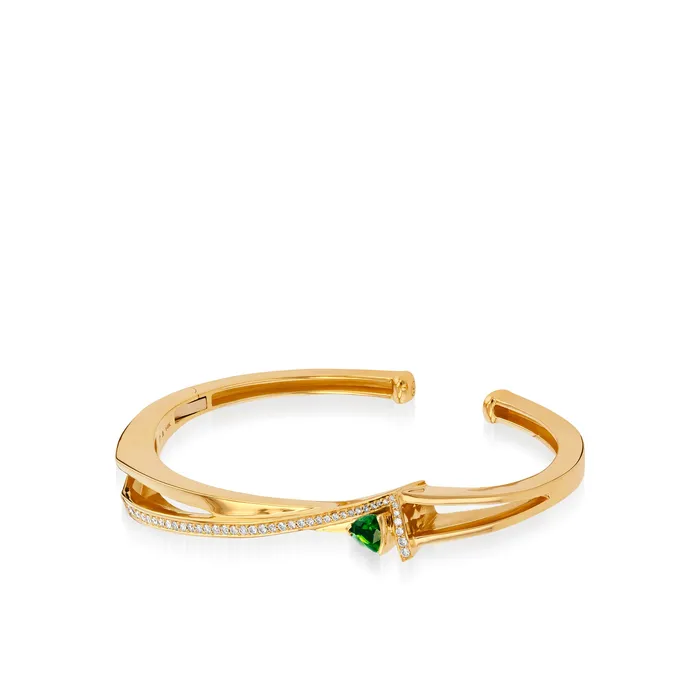 Pinnacle Petite Gemstone Bracelet with Pave Diamonds John Atencio Bracelets