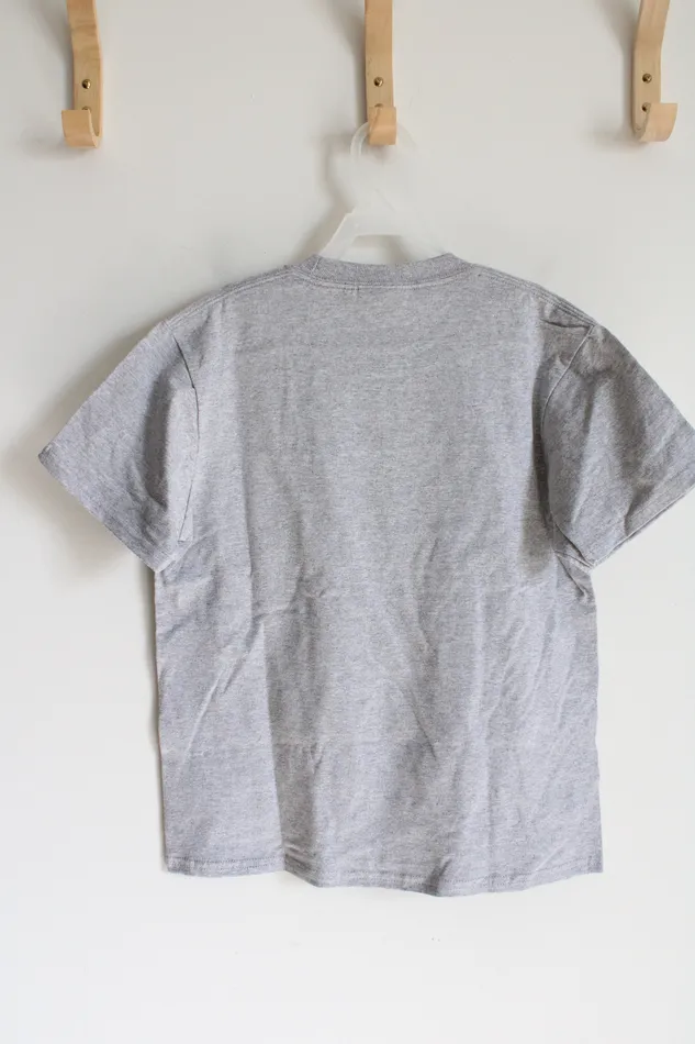 Port And Company Necklaces Port And Company Gray Cotton Shirt Youth M 1012