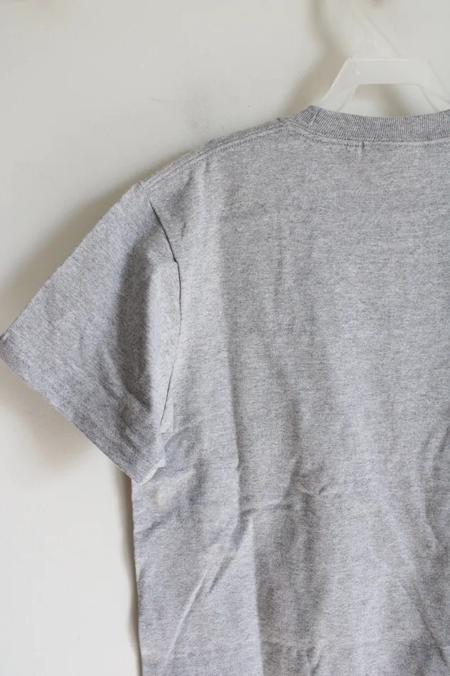 Port And Company Necklaces Port And Company Gray Cotton Shirt Youth M 1012