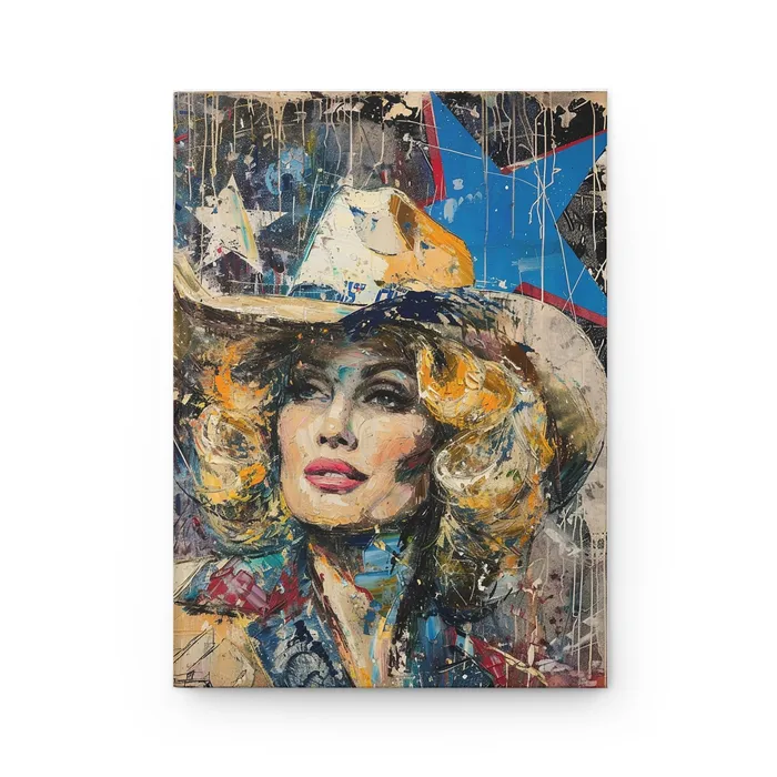 Portraits by NC Earrings Hardcover Journal Matte Country Queen Portraits by NC Earrings Hardcover Journal Matte Country Queen