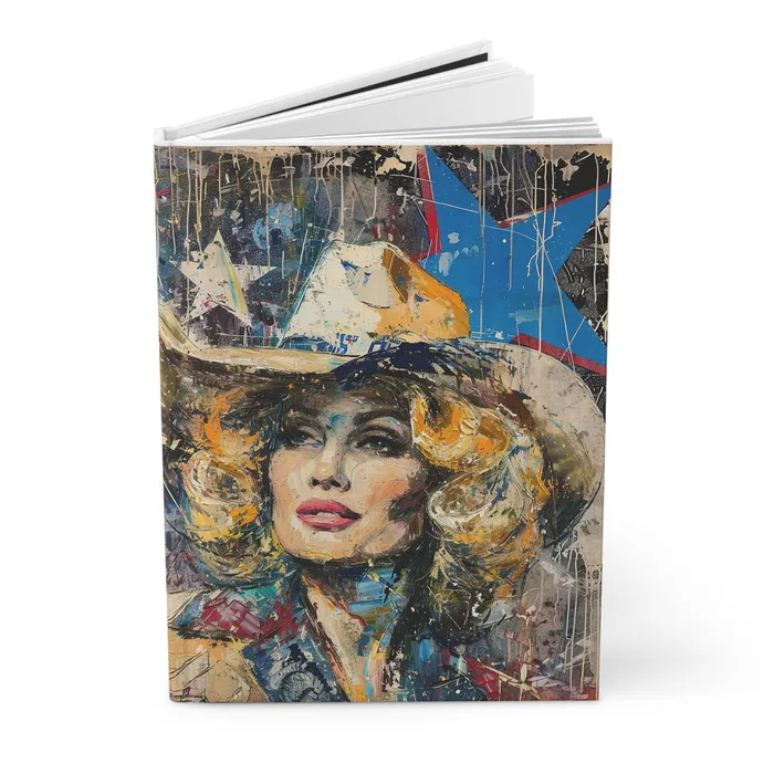 Portraits by NC Earrings Hardcover Journal Matte Country Queen Portraits by NC Earrings Hardcover Journal Matte Country Queen