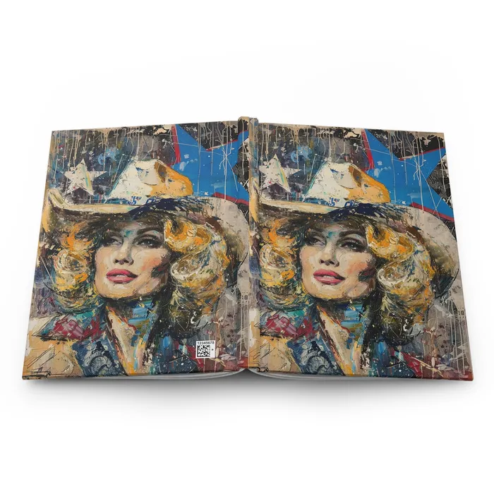 Portraits by NC Earrings Hardcover Journal Matte Country Queen Portraits by NC Earrings Hardcover Journal Matte Country Queen