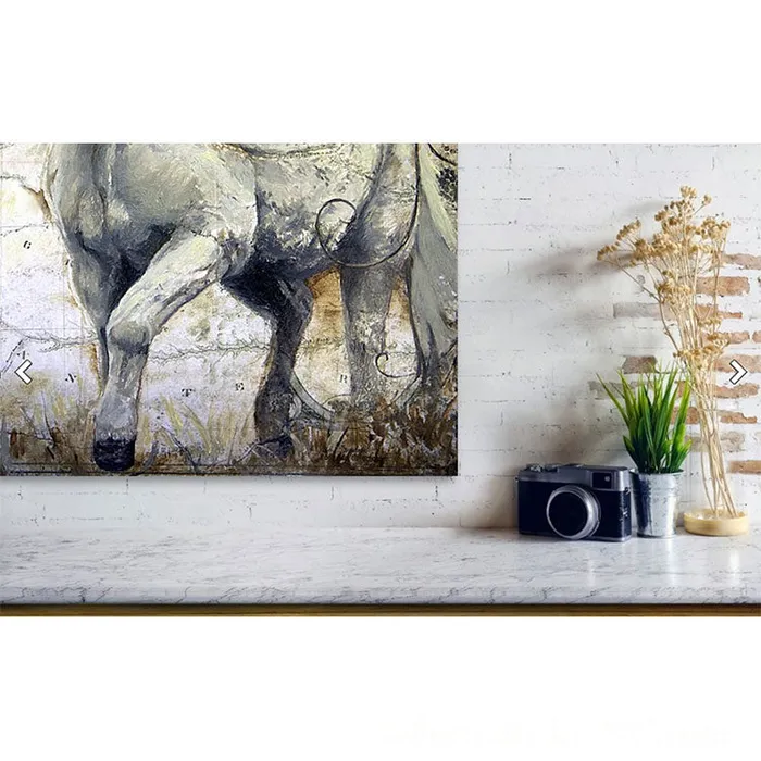 Portraits by NC Earrings Whispers Across the Steppe Acrylic Print