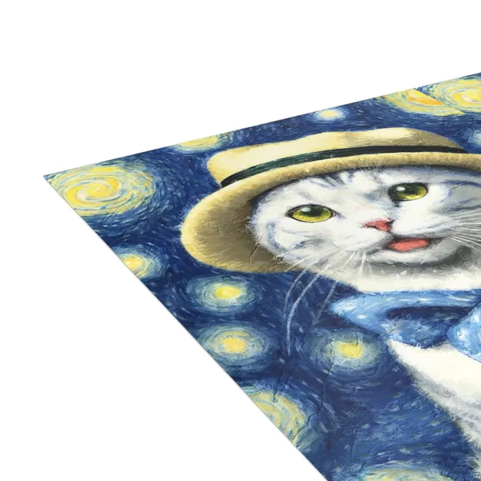 Portraits by NC Necklaces Starry Eye Cat Greeting Cards 1 10 30 and 50pcs Portraits by NC Necklaces Starry Eye Cat Greeting Cards 1 10 30 and 50pcs