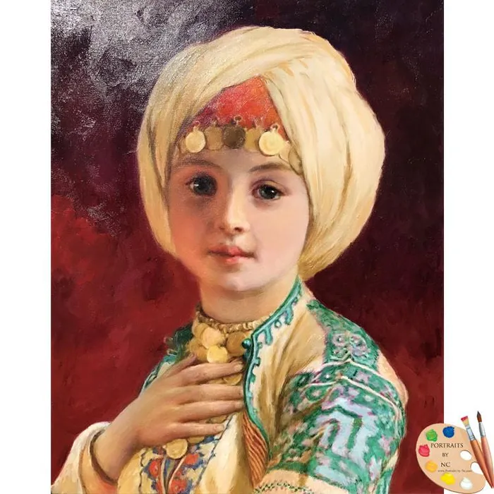 Portraits by NC Necklaces Stretched Canvas Print Portrait of a Child after Carl Haag Canvas Print Portraits by NC Necklaces Stretched Canvas Print Portrait of a Child after Carl Haag Canvas Print