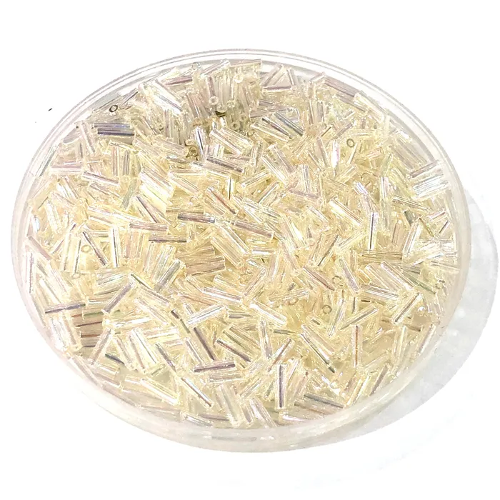 PreStyled Sets Peppy Beads Miyuki Bugles size 6mm 2442 Crystal Ivory Gold Luster 10 grams PreStyled Sets Peppy Beads Miyuki Bugles size 6mm 2442 Crystal Ivory Gold Luster 10 grams
