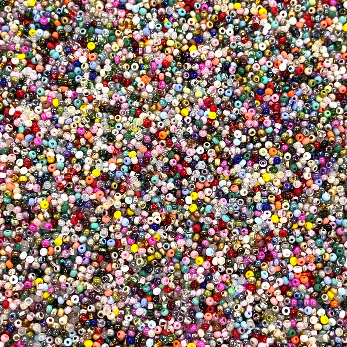 Preciosa Seed Beads 110 Mixed Color 50 Gr Pack Peppy Beads Necklaces