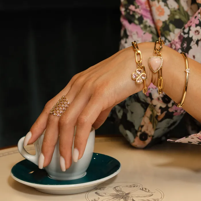RACHEL LYNN CHICAGO Bracelets Gold Filled Paperclip Small Clasp Bracelet