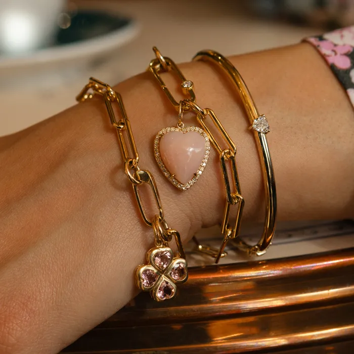 RACHEL LYNN CHICAGO Bracelets Gold Filled Paperclip Small Clasp Bracelet