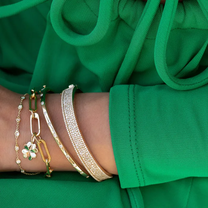 RACHEL LYNN CHICAGO Bracelets Gold Filled Paperclip Small Clasp Bracelet