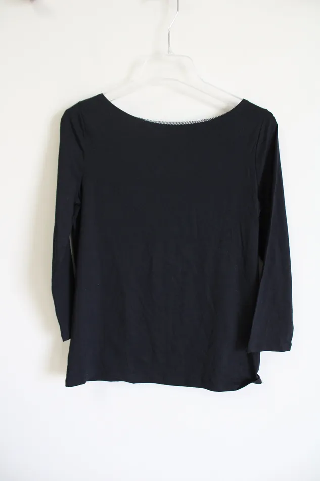 Rafaella Sport Black Shirt S Sag Harbor Rings