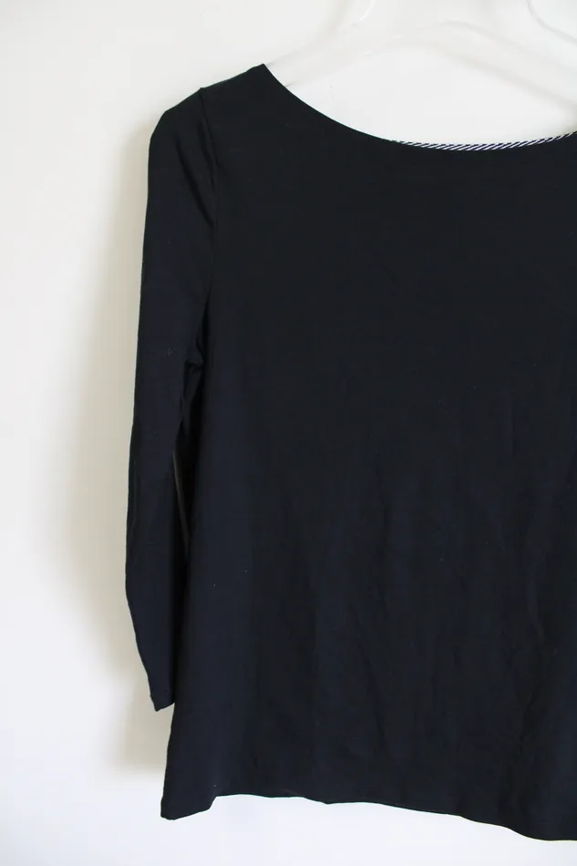 Rafaella Sport Black Shirt S Sag Harbor Rings
