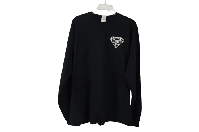 Raiders Black Long Sleeved Tee 2XL Gildan Rings