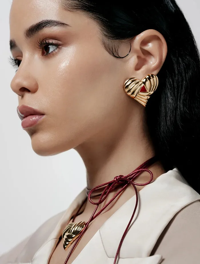 RED HEART EARRINGS Maison Dore Earrings