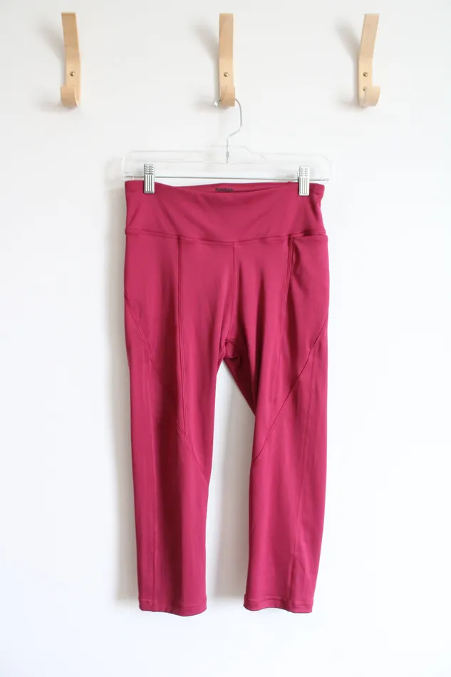 Reebok Earrings Reebok Magenta Athletic Capri Leggings M