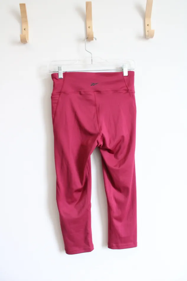 Reebok Earrings Reebok Magenta Athletic Capri Leggings M