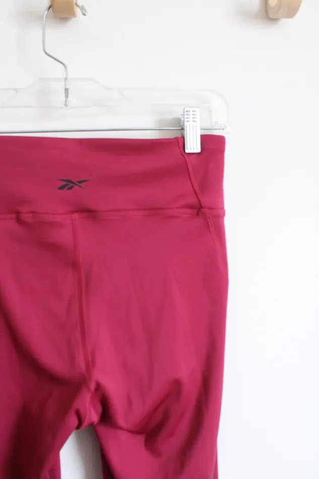 Reebok Earrings Reebok Magenta Athletic Capri Leggings M