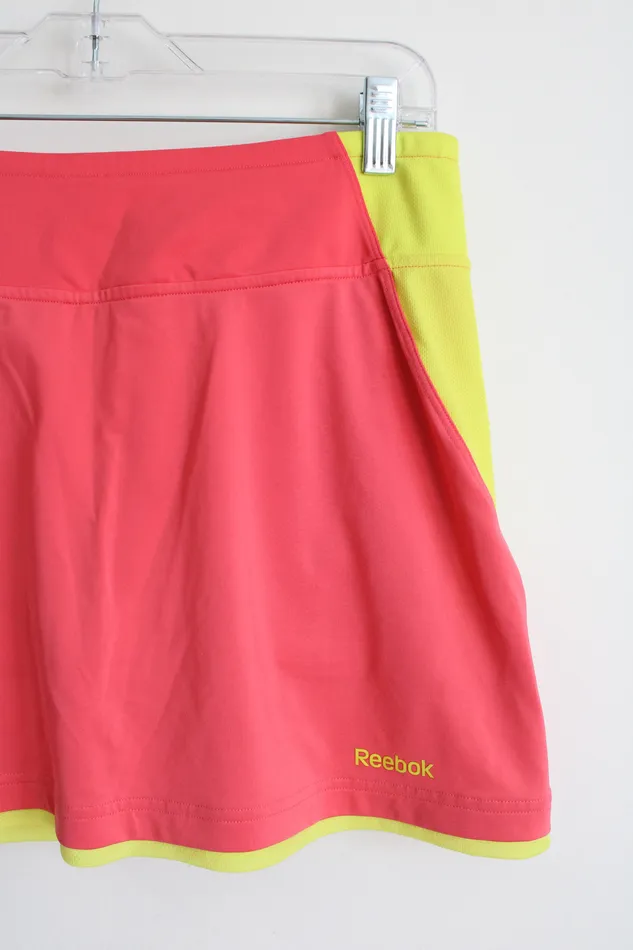 Reebok Earrings Reebok Pink Yellow Skort S