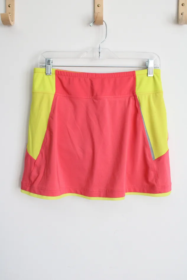 Reebok Earrings Reebok Pink Yellow Skort S