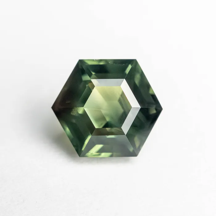 Rings 255ct 873x760x500mm Hexagon Step Cut Sapphire 2381403 Misfit Gems