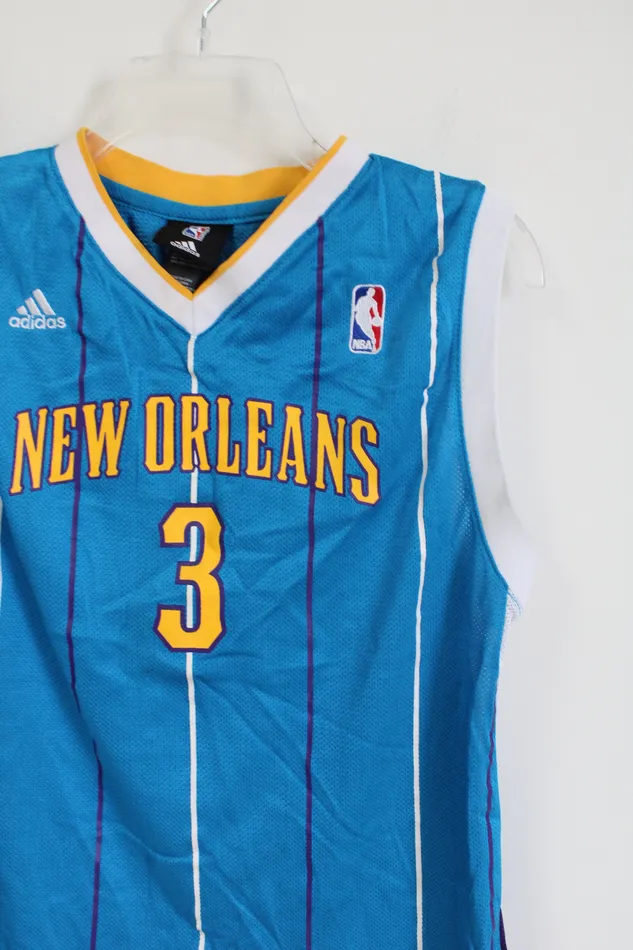 Rings Adidas Adidas New Orleans Hornets 3 Paul Blue Jersey Youth L 1416