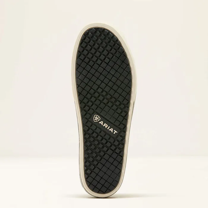 Rings Ariat ARIAT WOMENS SKYLAR PLATFORM LACE SHORS BLACK FLORAL EMBOSS
