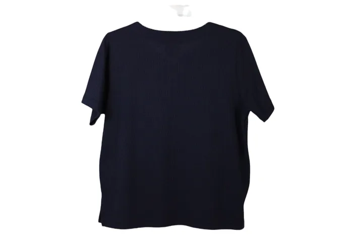 Rings Bonworth BonWorth Blue Ribbed Shirt XS Petite
