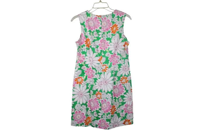 Rings Chadwicks Green Floral Dress 6 Petite Chadwicks