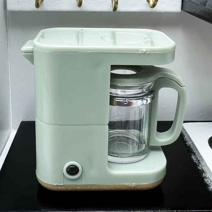 Rings Coffee Maker with removable Carafe 1 12 Dollhouse Mini Model Kitchen Accessory CJ Rings Coffee Maker with removable Carafe 1 12 Dollhouse Mini Model Kitchen Accessory CJ