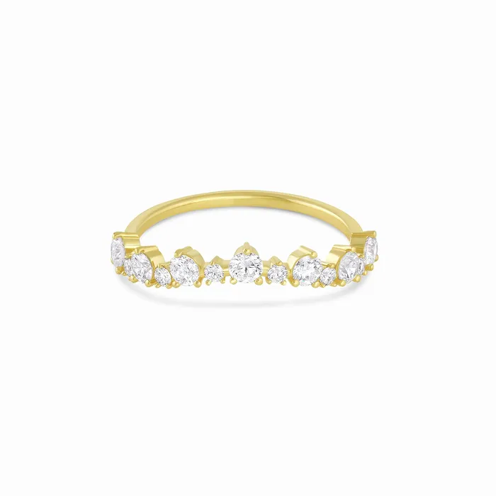 Rings Consider Bridal Arched Alternating Auk Band Earth Mined