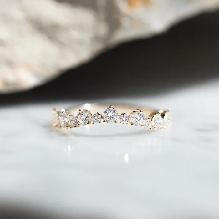 Rings Consider Bridal Arched Alternating Auk Band Earth Mined Rings Consider Bridal Arched Alternating Auk Band Earth Mined