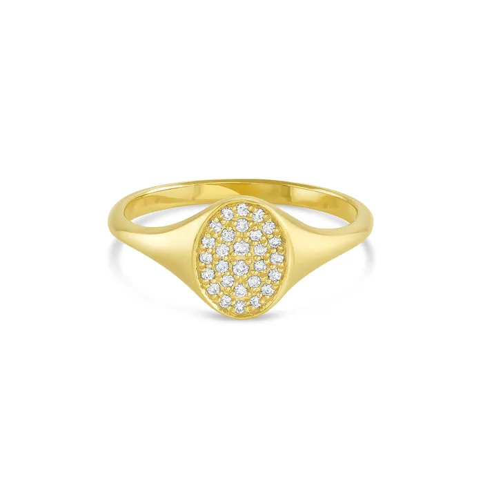 Rings Consider the Wldflwrs Spark Namesake Diamond Signet
