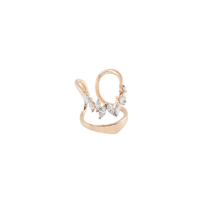 Rings Crystal Sky Fingertip Ring Kismet By Milka