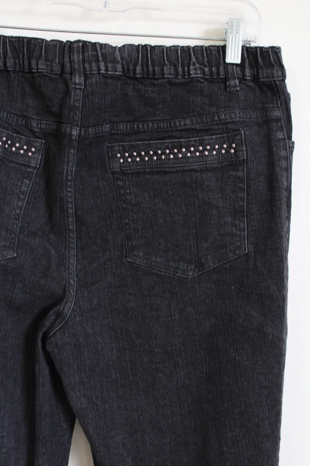 Rings DCo Black Wash Denim Jeans 16 DCo