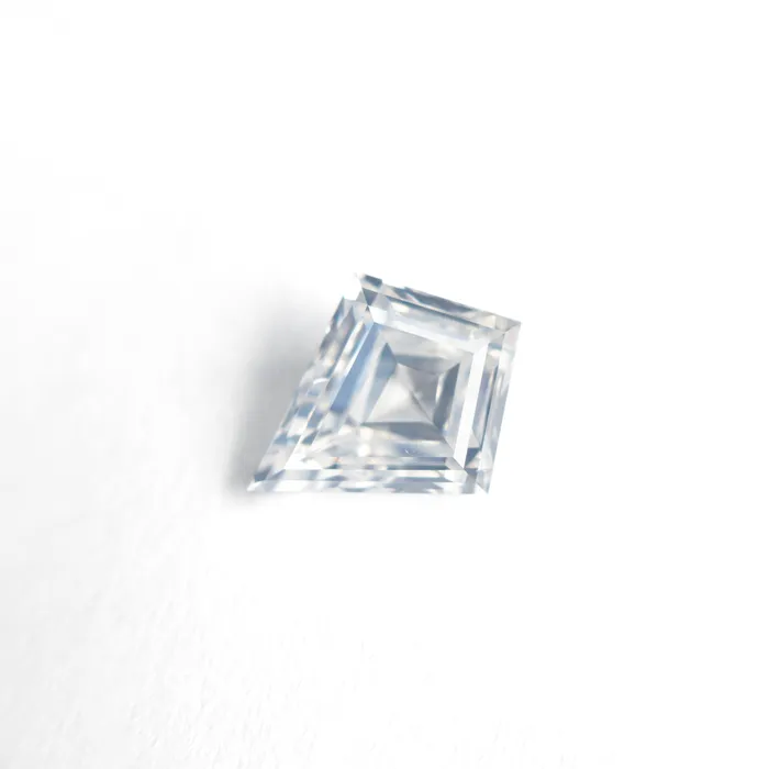 Rings Fancy White Step Cut Diamond 102ct Kite Misfit Diamonds