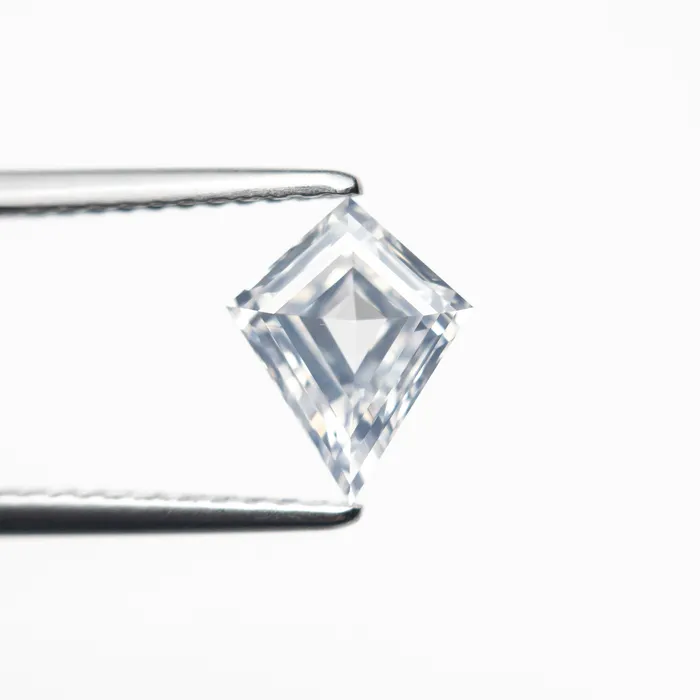 Rings Fancy White Step Cut Diamond 102ct Kite Misfit Diamonds