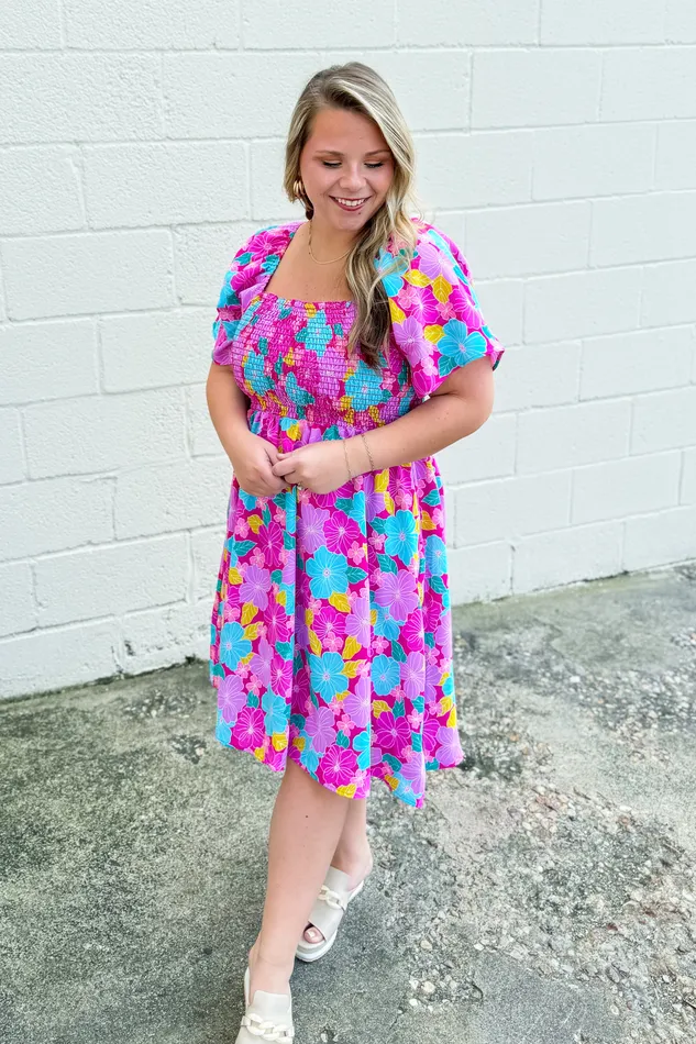 Rings Haptics Sings Her Soul Floral Babydoll Dress