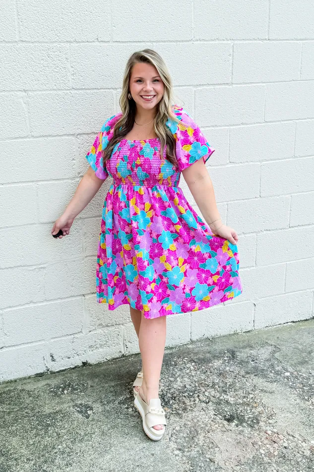 Rings Haptics Sings Her Soul Floral Babydoll Dress