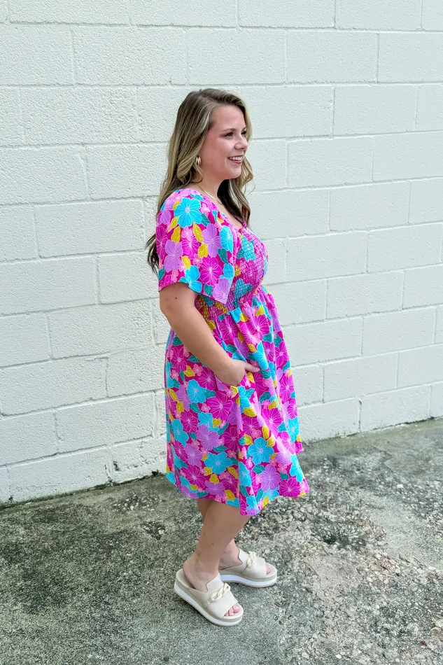 Rings Haptics Sings Her Soul Floral Babydoll Dress