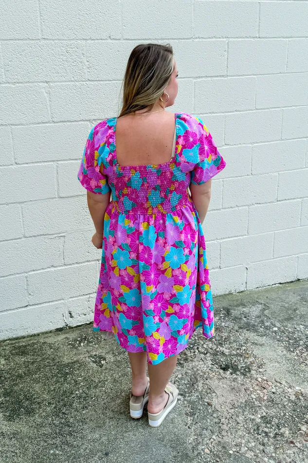 Rings Haptics Sings Her Soul Floral Babydoll Dress