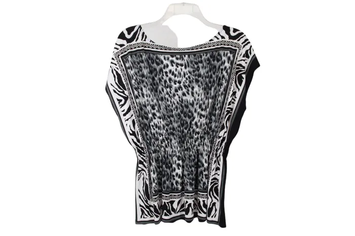 Rings Heart Soul Heart Soul Black Pattern Blouse S