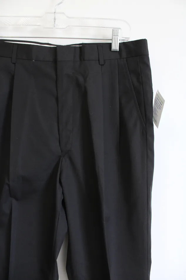 Rings Island Club NEW Island Club Ltd Black Dress Pant 32X32