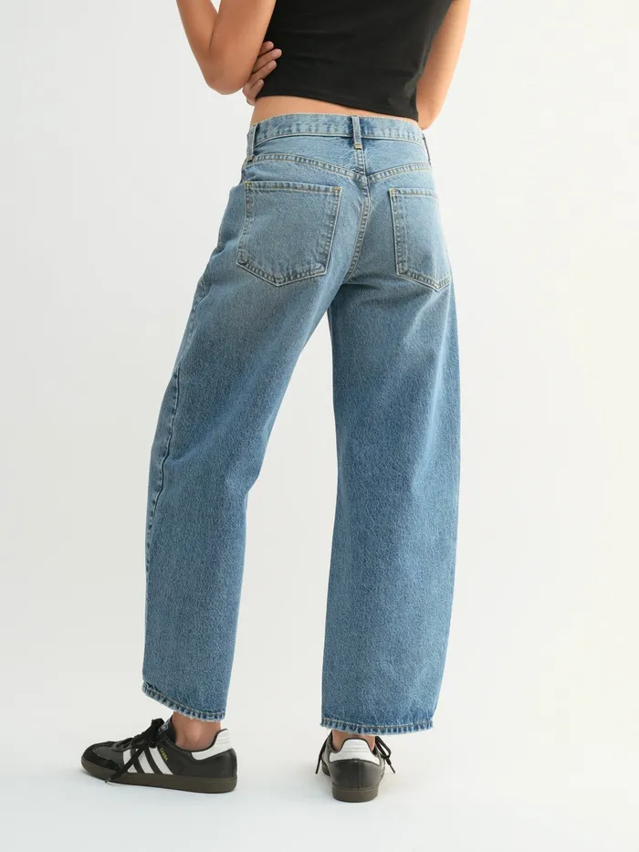 Rings Just Black Denim Barrel Jean Just Panmaco