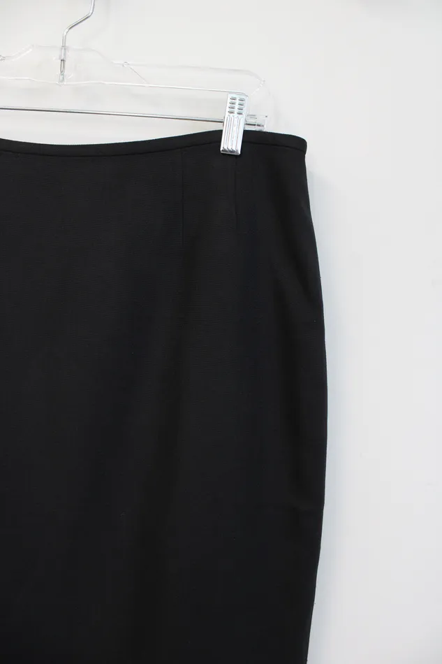Rings Kasper Black Pencil Skirt 10 Kasper
