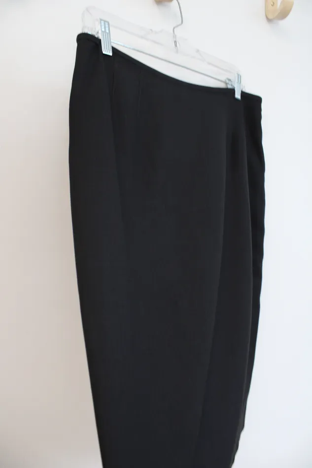 Rings Kasper Black Pencil Skirt 10 Kasper