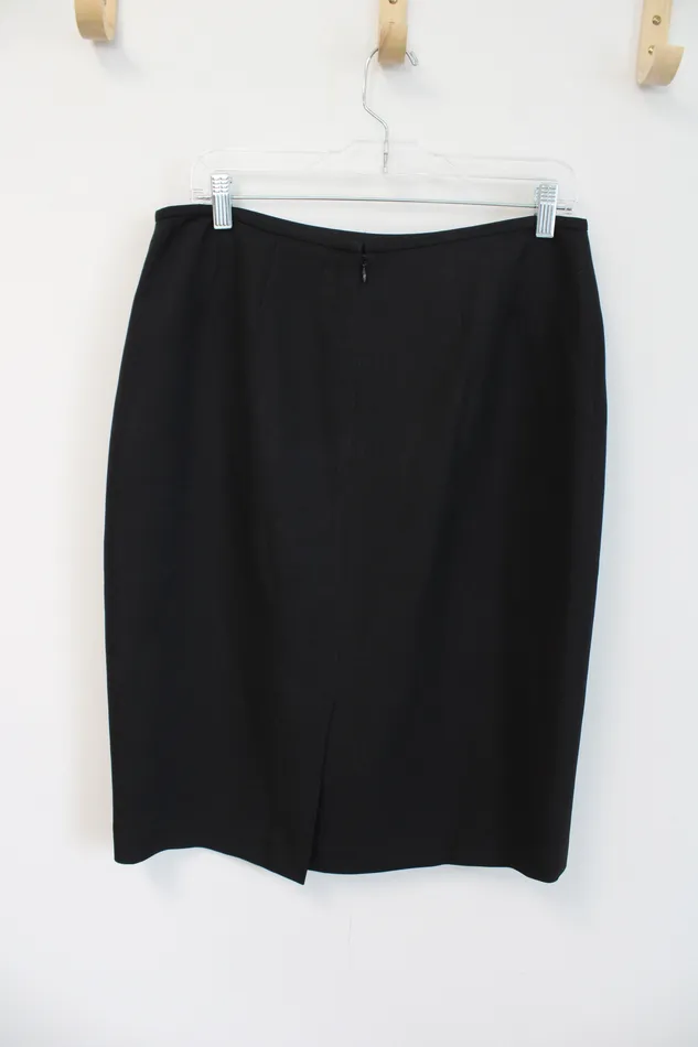 Rings Kasper Black Pencil Skirt 10 Kasper
